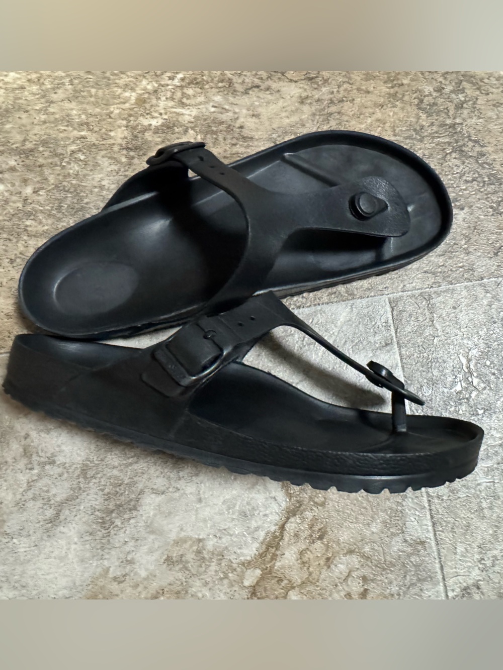 Birkenstock Gizeh Black EVA Thong Sandals